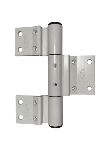 Петля дверная роликовая Alutex 62 с закладными RAL 9016 (1)
