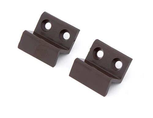 Кронштейн пластиковый нижний 10.8м  Коричневый 8017 (1)