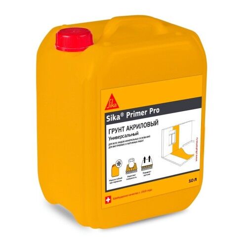 Изображение предварительного просмотра товара Грунтовка Sika Primer Pro 10 л №1