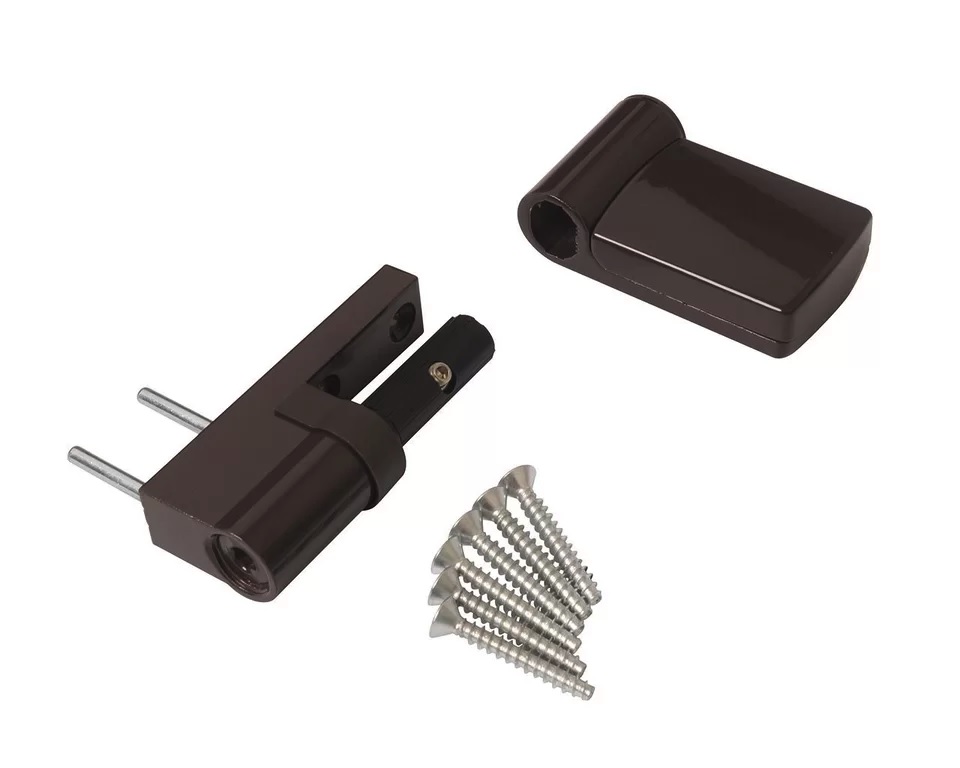 SC Петля дверная KTS  120кг, коричневая RAL 8019 (1)