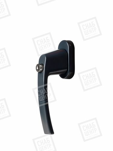 SC Ручка оконная с ключом антрацитово-серая  37 мм (RAL7016) (1)