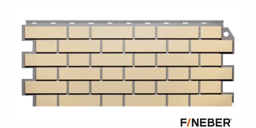 Фасадная панель FineBer  Кирпич KLINKER жёлтый (1)