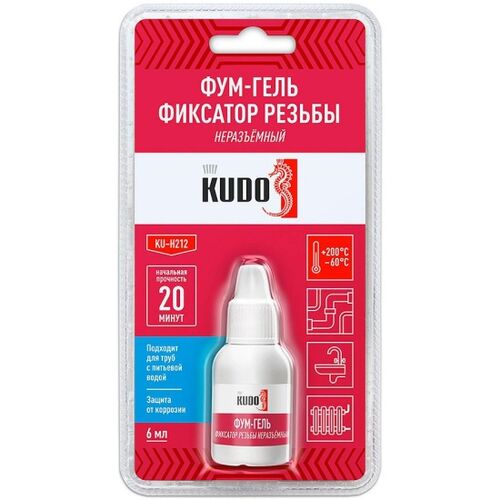 Фум-гель (фиксатор резьбы) неразъемный  6мл (1)