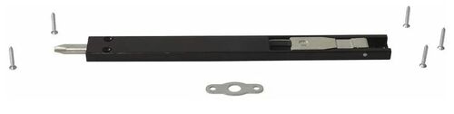 Изображение предварительного просмотра товара Шпингалет для alum дверей, 220мм/8мм черный №1
