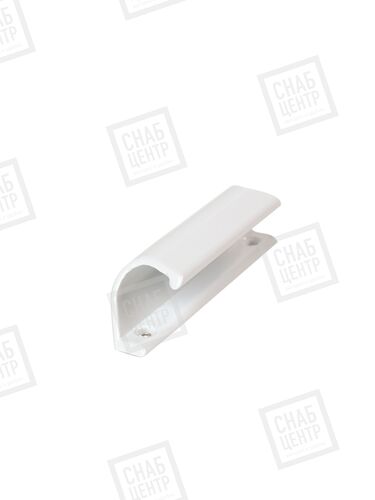 Ручка балконная притворная АЛЮМИНИЕВАЯ  РАКУШКА (Белый RAL 9016) (1)