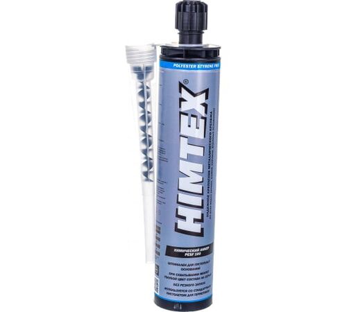 Изображение предварительного просмотра товара Хим. анкер HIMTEX PESF 300мл полиэстер для пустотелых оснований и бетона + 1 насадка №1