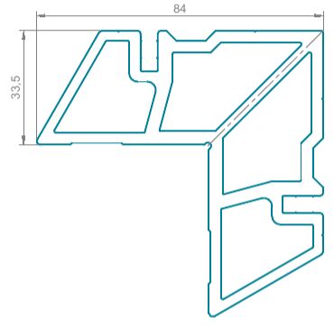 Угловая закладная 8 мм (1)