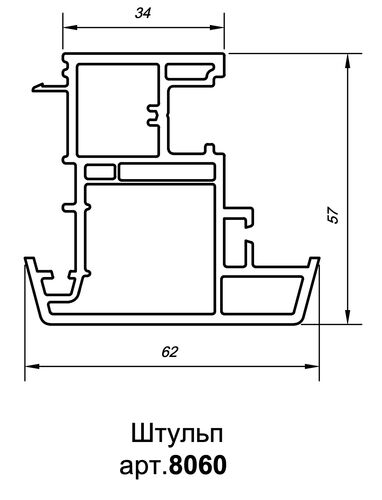 Ложный импост 60 (6,5) (1)