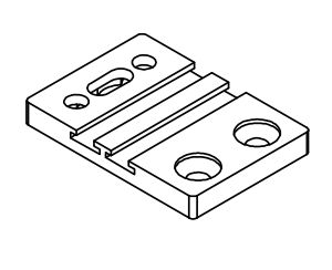 Держатель порога RAL9005 (1)