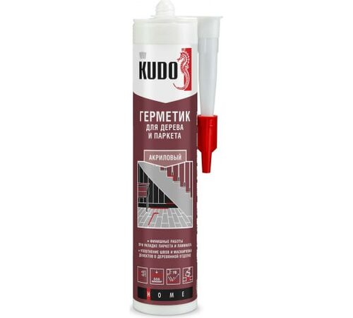 Герметик акриловый для дерева и паркета KUDO венге 280 мл (1)
