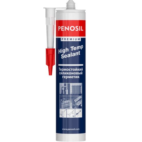 Герметик силиконовый высокотемпературный PENOSIL High Temp Sealant   280 мл красный (1)