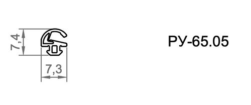 Уплотнитель (1уп-/500м)  (ТПУ-45.02//СТП-482) (1)
