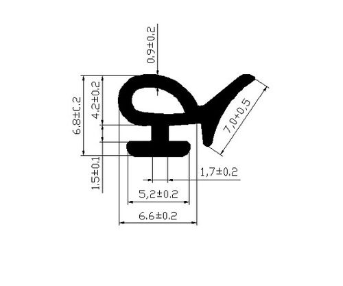 Уплотнитель .1 (300 м) на жесткой ножке #1