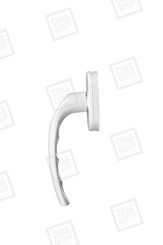 Ручка алюминиевая 8 поз."Комфорт" белая штифт 38мм(1кор.-100шт.) #1