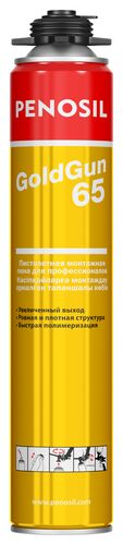 Пена монтажная Penosil GoldGun 65 л 875мл (ЛЕТО) (вес брутто 997гр)  (стар код-A1251Z) (1)