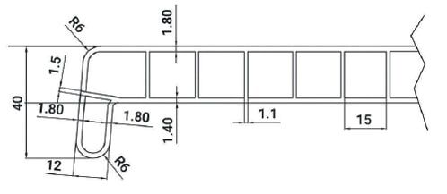 Подоконник "ПДК" СТАНДАРТ белый 450 мм (распил) #3