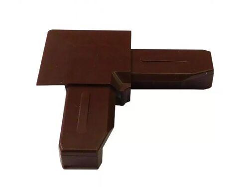 Угол соединительный для профиля "Крыло" 30мм коричневый (1)