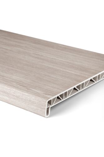 Подоконник "ПРЕМИУМ ПДК" А-КЛАСС АЛЬПИЙСКИЙ ДУБ 400 мм (распил) (1)