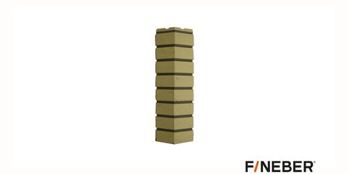 Наружный угол к фасадным панелям FineBer Кирпич Баварский, песочный (1)