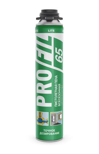 Пена монтажная профессиональная всесезонная PROFIL (Soudal) 65 Lite (вес брутто 735гр) (1)