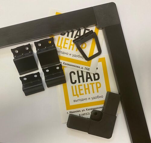 Профиль москитный матовый (Черный)  ,6м  RAL 9005 1уп-120м (1)