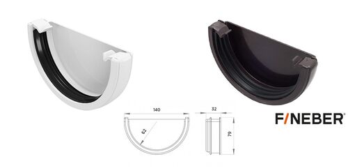 Заглушка желоба универсальная Коричневый (1)