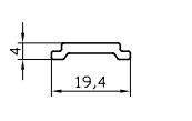 Тяга алюминиевая Provedal All5/75 (Press, 6000) (1)