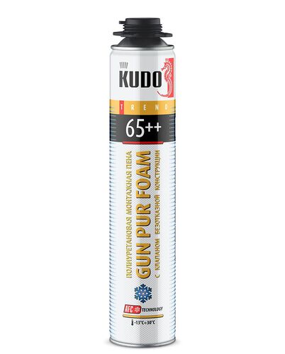 Пена монтажная KUDO TREND  65++  (ЗИМА) (вес брутто 951гр) (1)