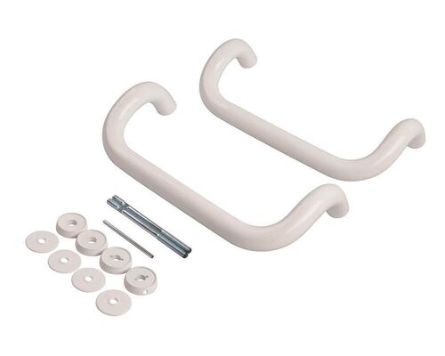 Ручка БЕЛАЯ RAL 9016 офисная (скоба) 30/350мм (1)