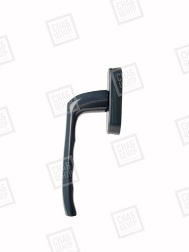 Ручка алюминиевая 8 поз. Аналог "КРОНОС/НЕВА", 37 мм, серая 7016, 2 винта #2