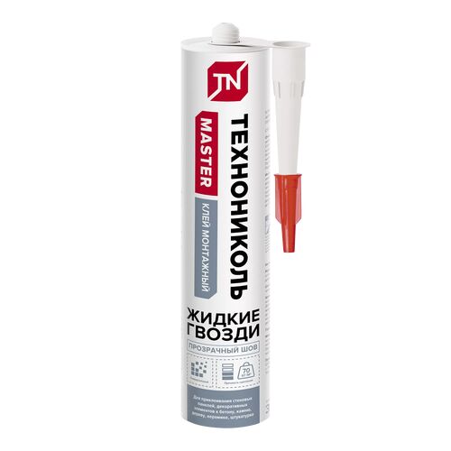 Клей Технониколь Master универсальный акриловый прозрачный шов 280мл (1)