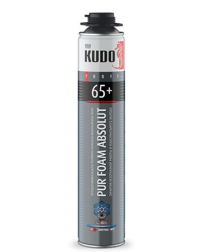 Пена монтажная KUDO PROFF 65+ ARKTIKA (ЗИМА) (вес брутто 931гр) (1)