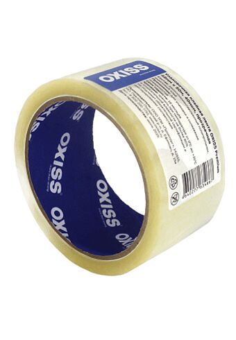 Упаковочная клейкая лента OXISS 48/50/40, прозрачная (1)