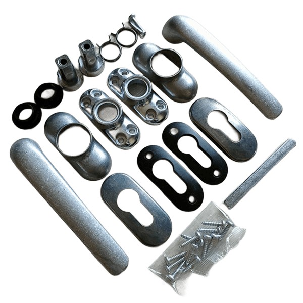 Ручка нажимная с накладками под цилиндр НЕОКРАС (1)