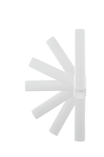 Ручка оконная REHAU алюминиевая 8 поз. MEDEA PLUS цвет Белая штифт 40мм #1