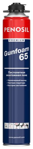 Пена монтажная Penosil Gunfoam 65 л  870мл (ЛЕТО) (вес брутто 942гр) (1)