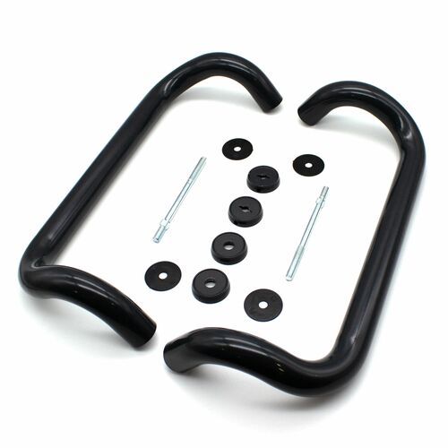 Ручка АНТРАЦИТ RAL 7016 офисная (скоба) 30/350мм (1)