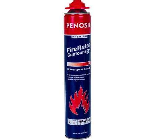 Пена огнеупорная Penosil Premium Fire Rated GunFoam B1  187 720мл  (вес брутто 930гр) (1)