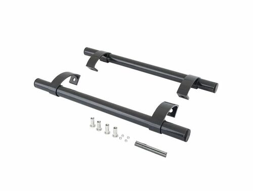 Ручка черная RAL9005 офисная прямая 500мм (1)