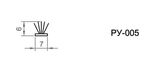 Фетр 7*6мм 9FE/04(1уп. - 4шт/1шт-400м) РУ-005 #1