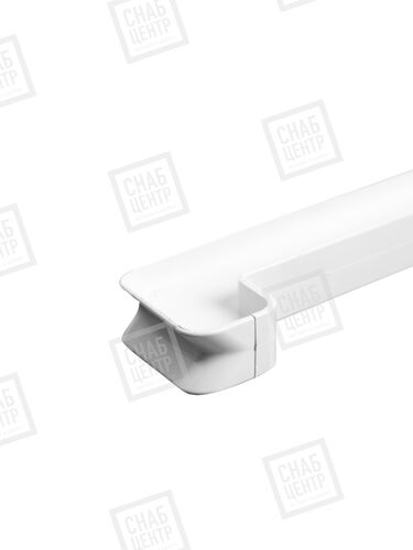 Соединитель подоконника торцевой белый 700мм (90град/135град) #2