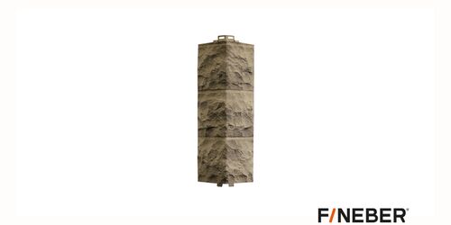 Наружный угол к фасадным панелям FineBer Доломит дымчатый (1)