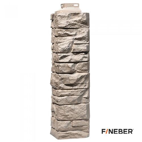 Наружный угол к фасадным панелям FineBer Скала песочный 471х146 (1)
