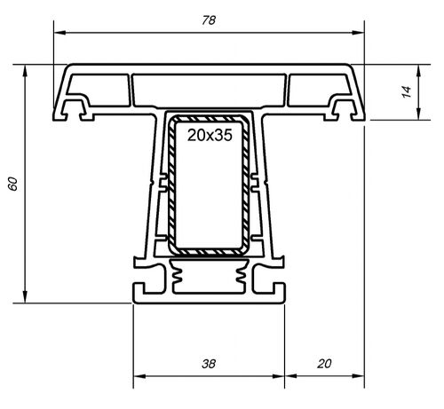 Импост 60 R-Line (6,5) (1)