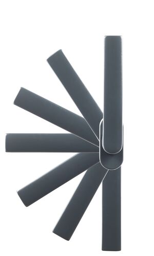 Ручка оконная REHAU алюминиевая 8 поз. MEDEA PLUS цвет Антрацит штифт 40мм #1