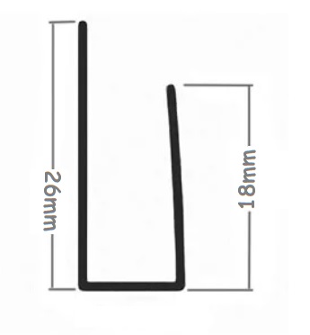 Профиль ПВХ П  3000  СД (Под заказ, цена требует уточнения) (1)