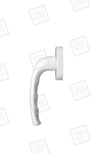 Ручка алюминиевая 8 поз."ЭЛИТ" белая штифт 37 мм(1кор.-100шт.) #1