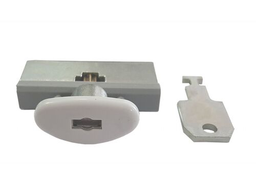 Оконный замок врезной белый (1)