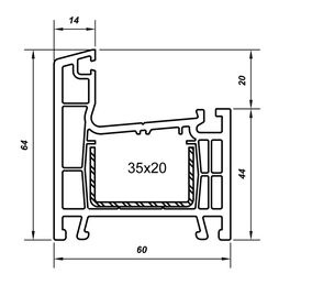 Коробка L 60 ричмонт (6,5)  (60мм) (1)