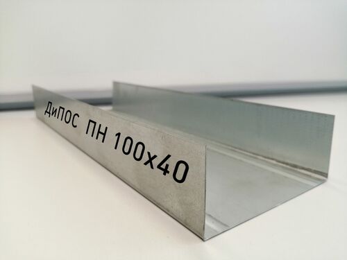 Изображение предварительного просмотра товара Профиль строительный ПН 100х40 стандарт 0,5мм (дл=3.0м)(1/12/240) №1